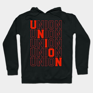 Minimalist Union Square Design: Classic Design for the Bold & United! Hoodie